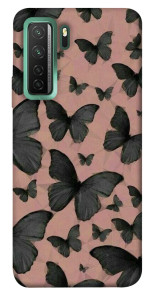 Чехол Порхающие бабочки для Huawei nova 7 SE