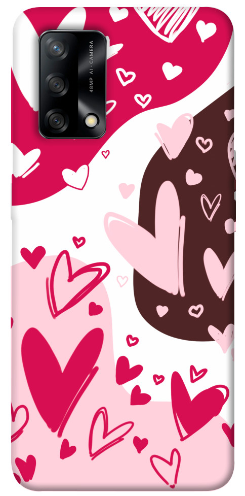 Чохол Hearts mood для Oppo A74 4G