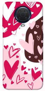 Чохол Hearts mood для Nokia G10