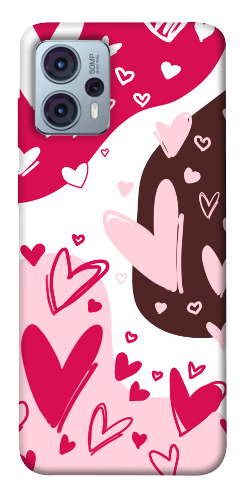 Чехол Hearts mood для Motorola Moto G23