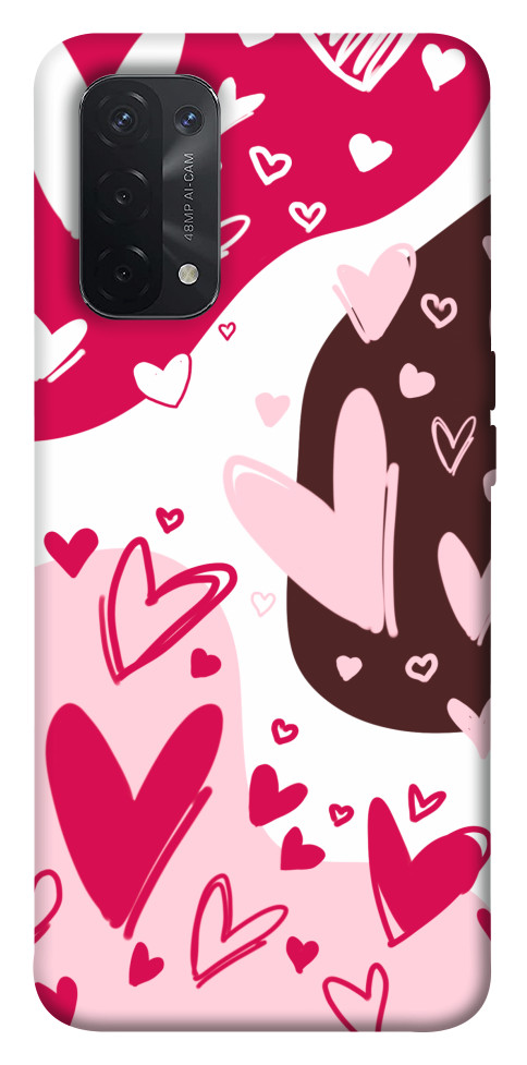 Чехол Hearts mood для Oppo A74 5G