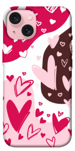 Чехол Hearts mood для iPhone 15