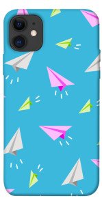 Чехол Бумажные самолетики для iPhone 11