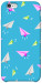 Чехол Бумажные самолетики для iPhone 6