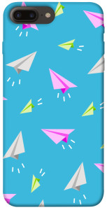 Чехол Бумажные самолетики для iPhone 7 plus (5.5")