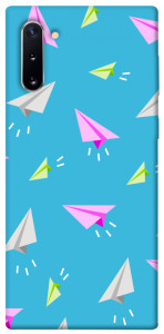 Чехол Бумажные самолетики для Galaxy Note 10 (2019)