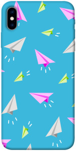 Чехол Бумажные самолетики для iPhone XS (5.8")