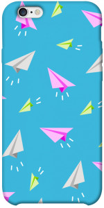 Чехол Бумажные самолетики для iPhone 6 plus (5.5'')