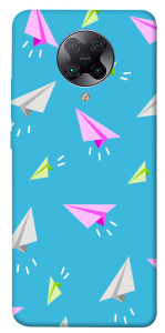 Чехол Бумажные самолетики для Xiaomi Poco F2 Pro