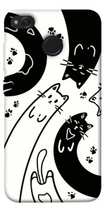 Чохол Чорно-білі коти для Xiaomi Redmi 4X