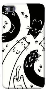 Чехол Черно-белые коты для Xiaomi Redmi 4A