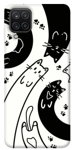 Чохол Чорно-білі коти для Galaxy A12