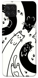 Чохол Чорно-білі коти для Galaxy A22 4G
