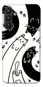 Чехол Черно-белые коты для Galaxy A34 5G