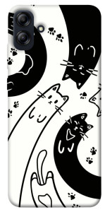Чехол Черно-белые коты для Galaxy A04e