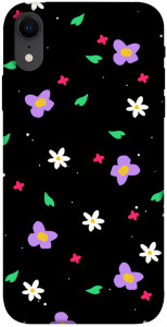 Чохол Квіти та пелюстки для iPhone XR