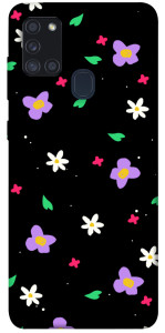 Чохол Квіти та пелюстки для Galaxy A21s (2020)