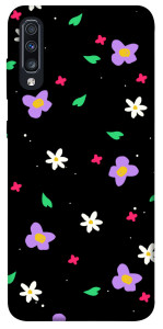 Чехол Цветы и лепестки для Galaxy A70 (2019)