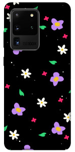 Чехол Цветы и лепестки для Galaxy S20 Ultra (2020)