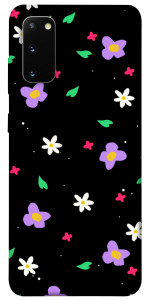 Чехол Цветы и лепестки для Galaxy S20 (2020)