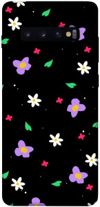 Чехол Цветы и лепестки для Galaxy S10 Plus (2019)