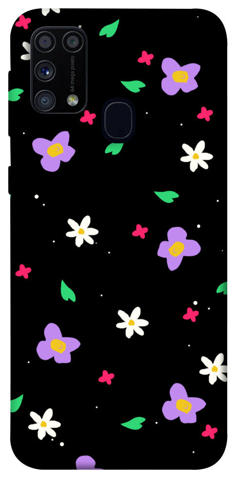 Чехол Цветы и лепестки для Galaxy M31 (2020)