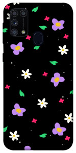 Чохол Квіти та пелюстки для Galaxy M31 (2020)