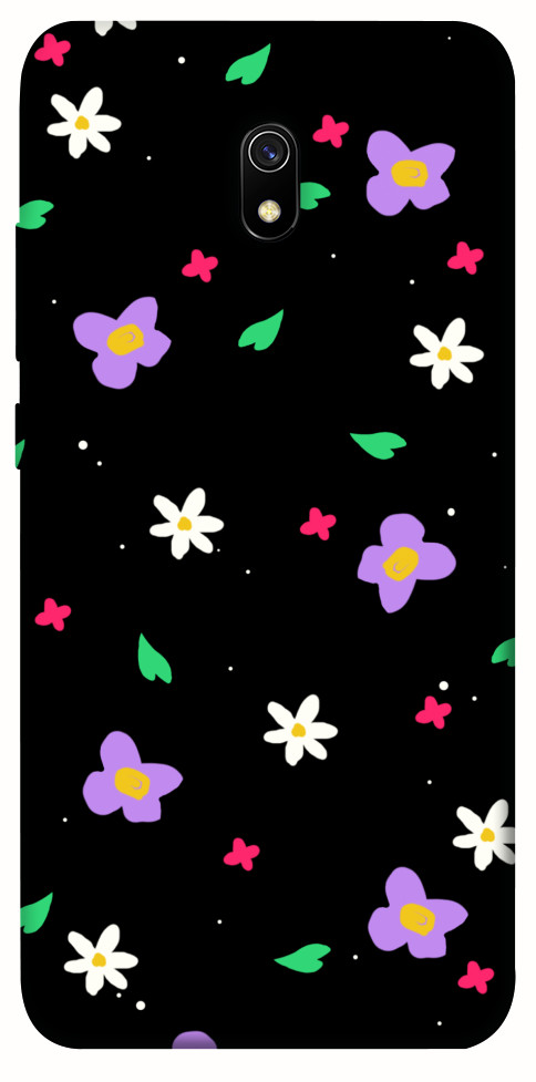 Чохол Квіти та пелюстки для Xiaomi Redmi 8a