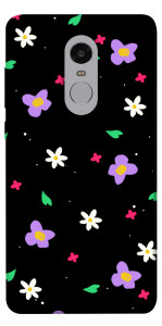 Чехол Цветы и лепестки для Xiaomi Redmi Note 4X