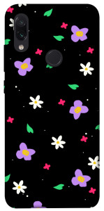 Чохол Квіти та пелюстки для Xiaomi Redmi Note 7
