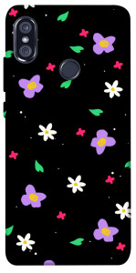 Чехол Цветы и лепестки для Xiaomi Redmi Note 5 Pro