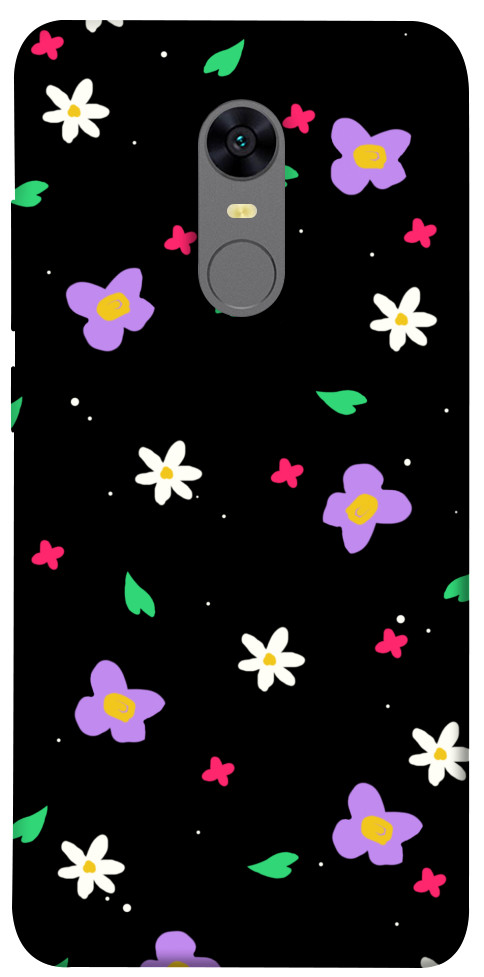Чохол Квіти та пелюстки для Xiaomi Redmi Note 5 (Single Camera)
