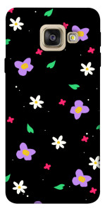 Чехол Цветы и лепестки для Galaxy A5 (2017)