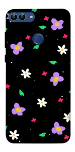 Чехол Цветы и лепестки для Huawei Enjoy 7S