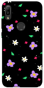 Чехол Цветы и лепестки для Huawei Y6 (2019)