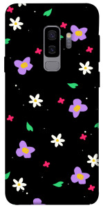 Чехол Цветы и лепестки для Galaxy S9+