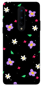 Чехол Цветы и лепестки для OnePlus 8