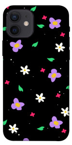 Чехол Цветы и лепестки для iPhone 12