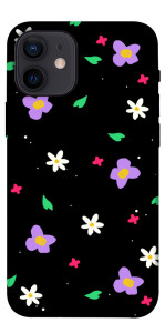 Чехол Цветы и лепестки для iPhone 12 mini
