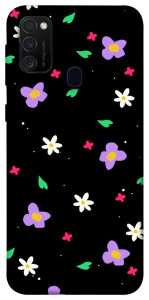 Чехол Цветы и лепестки для Galaxy M30s