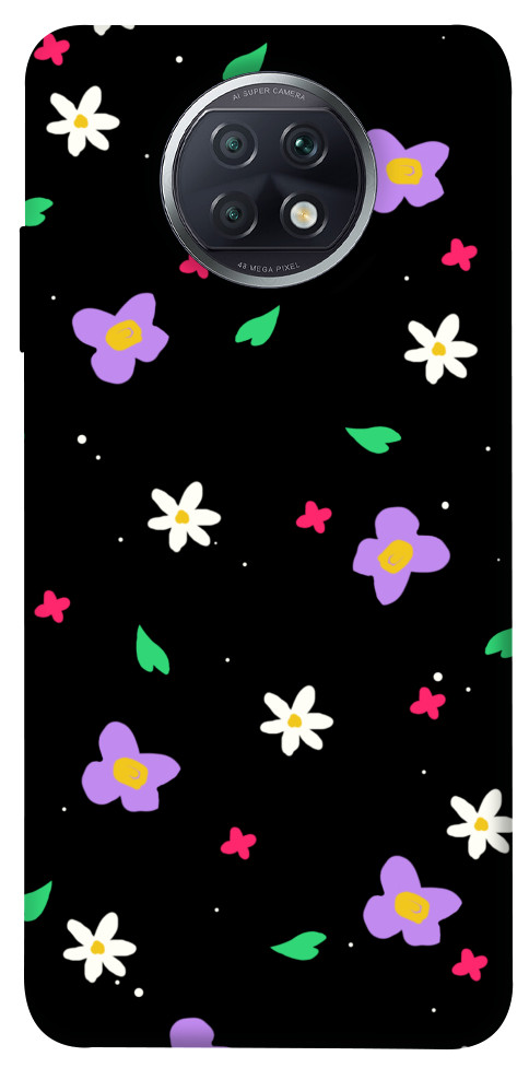 Чохол Квіти та пелюстки для Xiaomi Redmi Note 9T