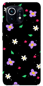 Чехол Цветы и лепестки для Xiaomi Mi 11