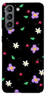 Чехол Цветы и лепестки для Galaxy S21