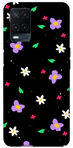 Чохол Квіти та пелюстки для Oppo A54 4G