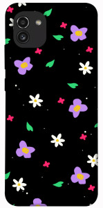 Чохол Квіти та пелюстки для Galaxy A03