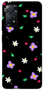 Чехол Цветы и лепестки для Xiaomi Redmi Note 11 Pro 5G