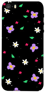 Чехол Цветы и лепестки для iPhone 5S