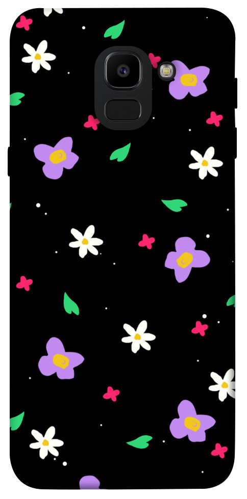 Чохол Квіти та пелюстки для Galaxy J6 (2018)
