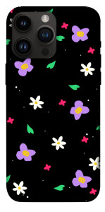 Чехол Цветы и лепестки для iPhone 14 Pro Max
