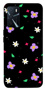 Чохол Квіти та пелюстки для Oppo A16 4G